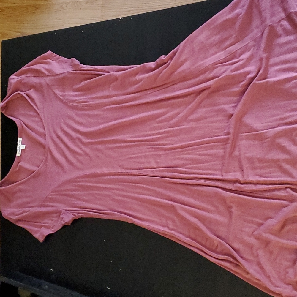Pink t shirt dress